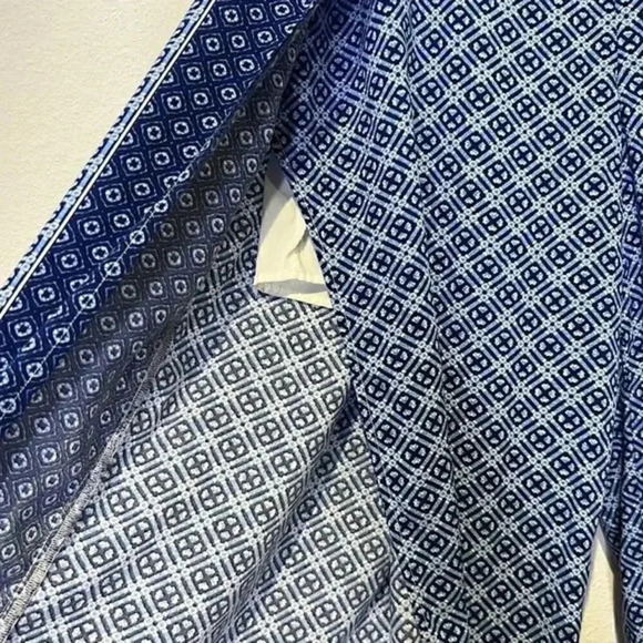 Kaari Blue Front Slit Pallazzo Pants PXL - Picture 4 of 8